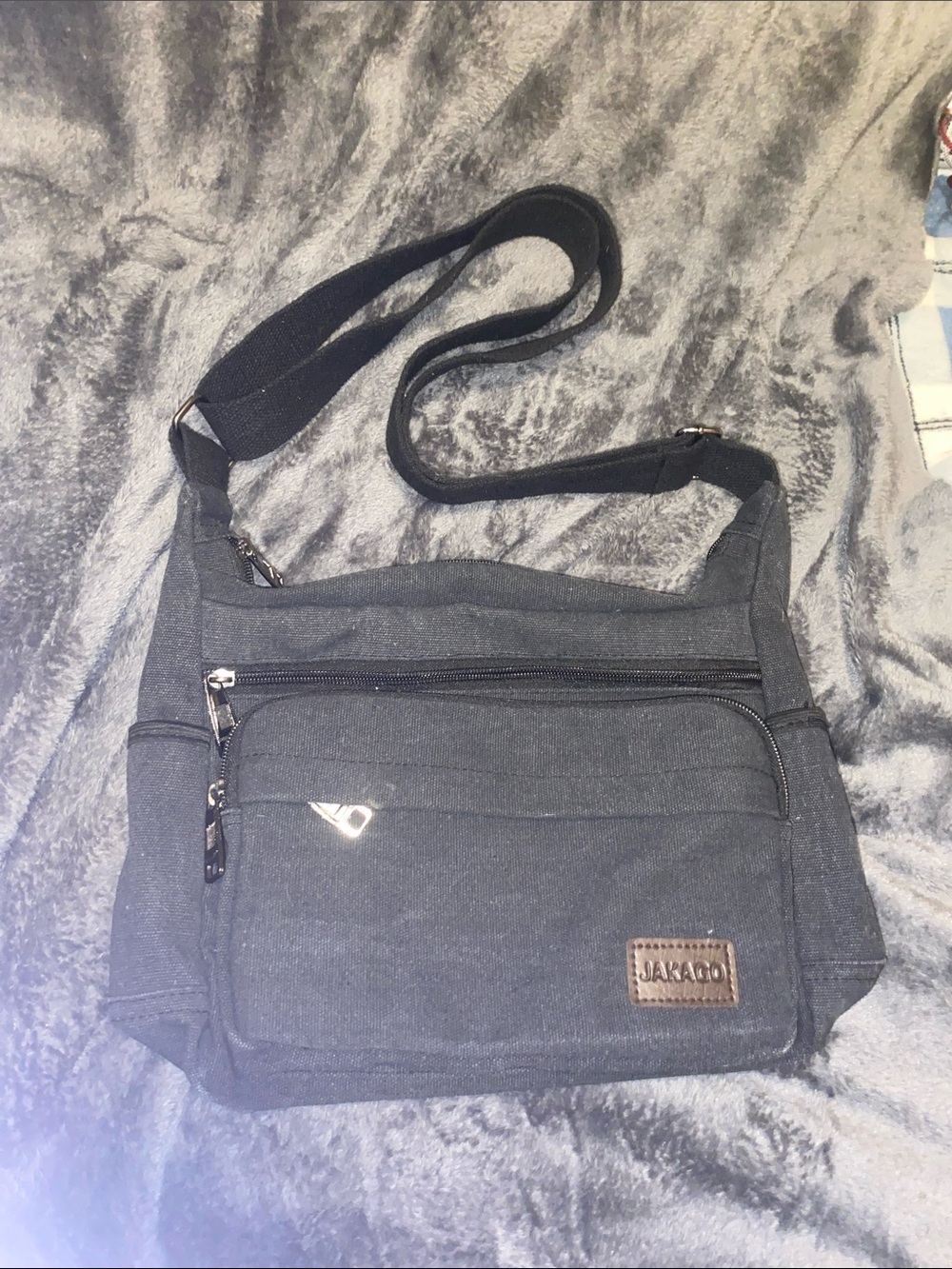 Black Crossbody Bag for Women - Casual Everyday Shoulder Bag